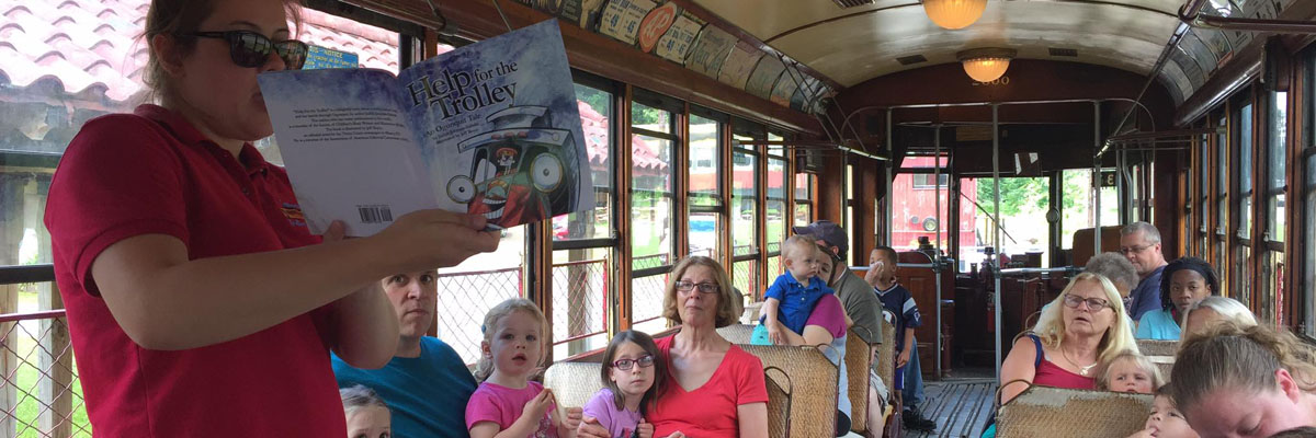 Storytime Trolley @ CT Trolley Museum