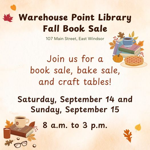 Fall Book Sale @ Warehouse Point Library