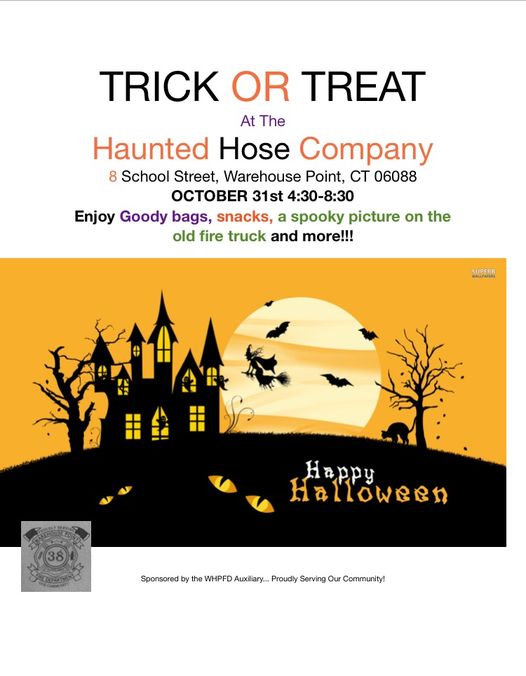 Trick Or Treat at The Haunted Hose Company @ Haunted Hose Company